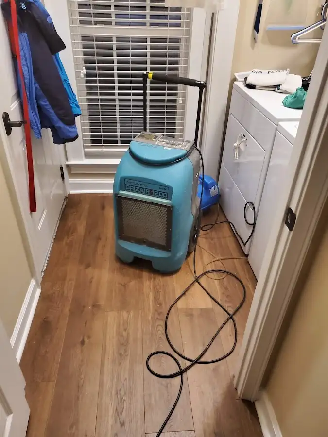 Commercial dehumidifier deployed for Flood Damage Cleanup in Selinsgrove